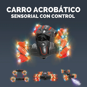 CARRO ACROBÁTICO SENSORIAL A CONTROL REMOTO | 50% DE DESCUENTO + ENVÍO GRATIS